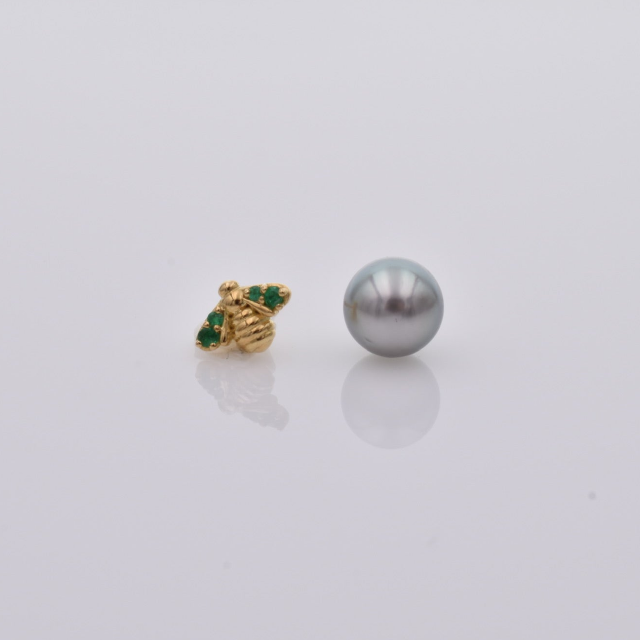 Bumblebee Pearl Earrings